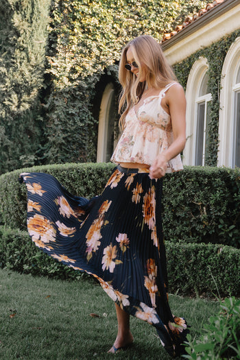 Maddison Maxi Skirt in Black
