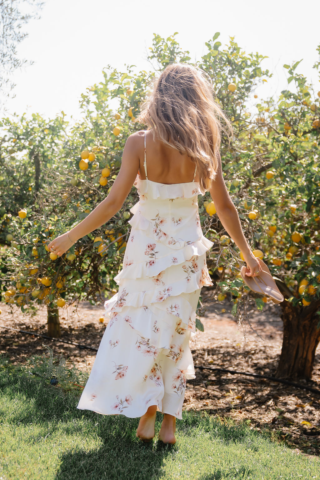 Kyler Ruffle Floral Maxi Dress