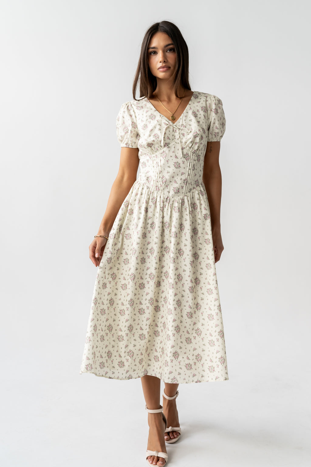 Trish Floral Midi Dress