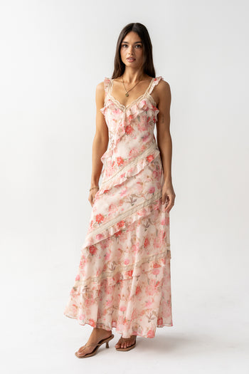 Franny Ruffle Maxi Dress