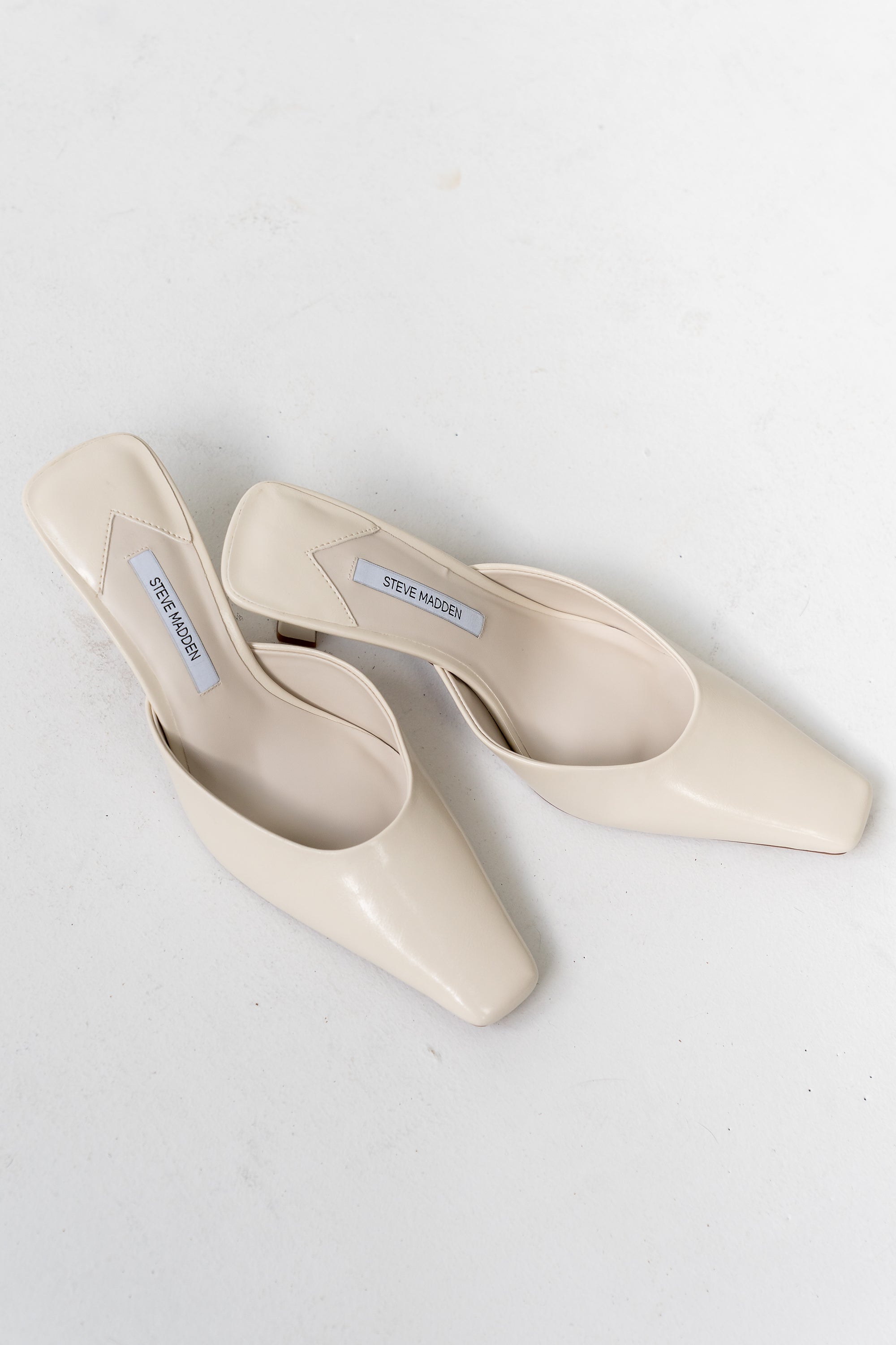 alyse♡ Steve Madden Alyse Kitten Heel in Bone
