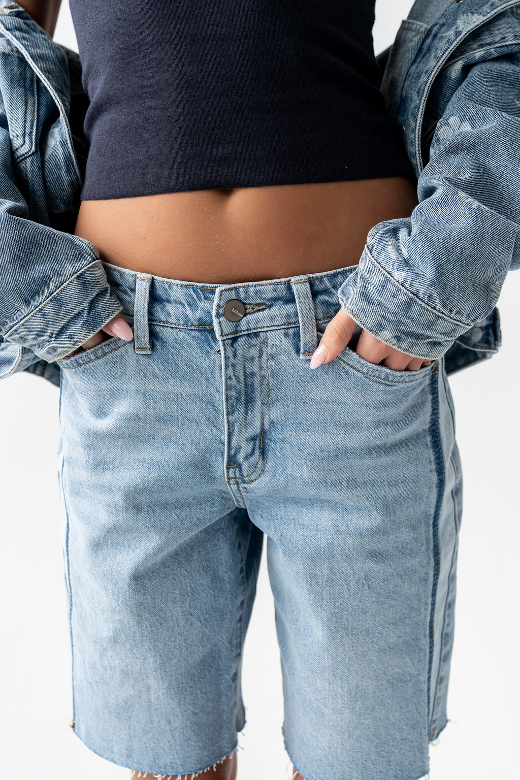 Dylan Two-Toned Bermuda Shorts