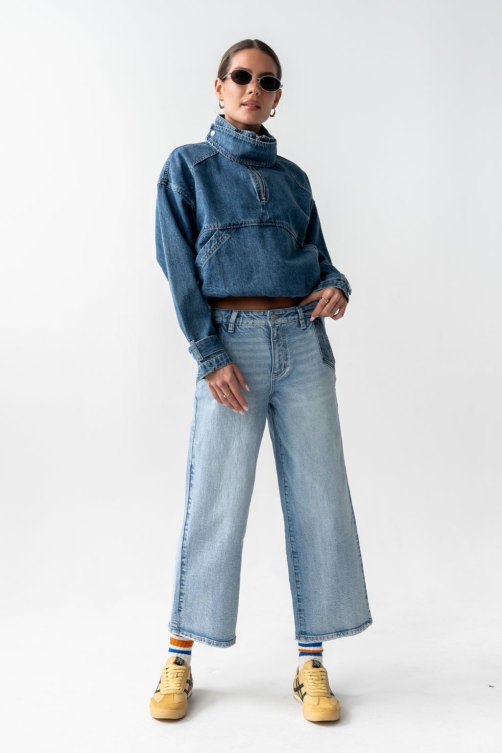 Regina Denim Jacket in Medium Wash