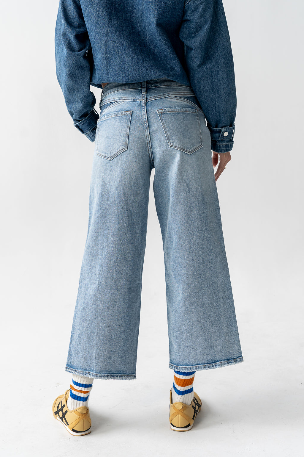 Corina Cropped Wide Leg Jeans