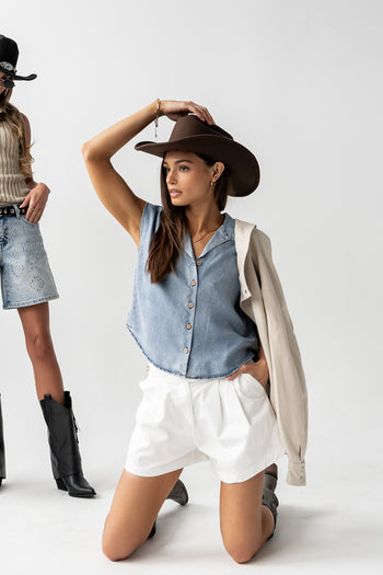 Selena Pleated Shorts