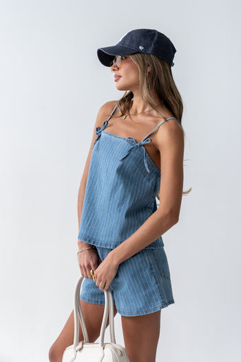 Marline Pinstripe Tank Top