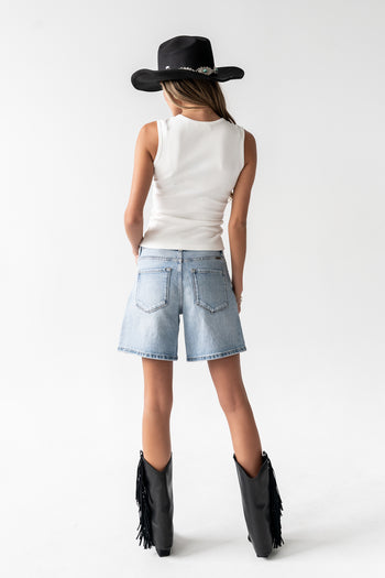 Sydney Studded Denim Shorts