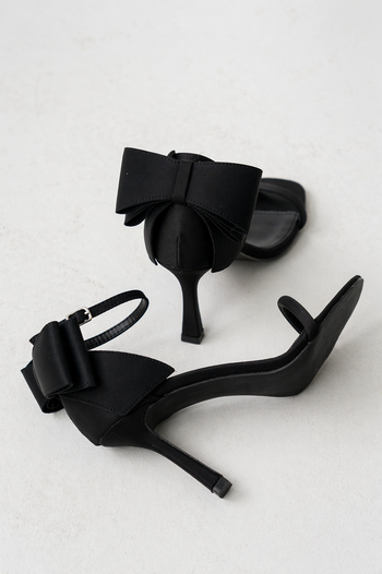 Marcel Bow Heels in Black