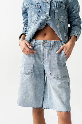 Halle Utility Bermuda Shorts