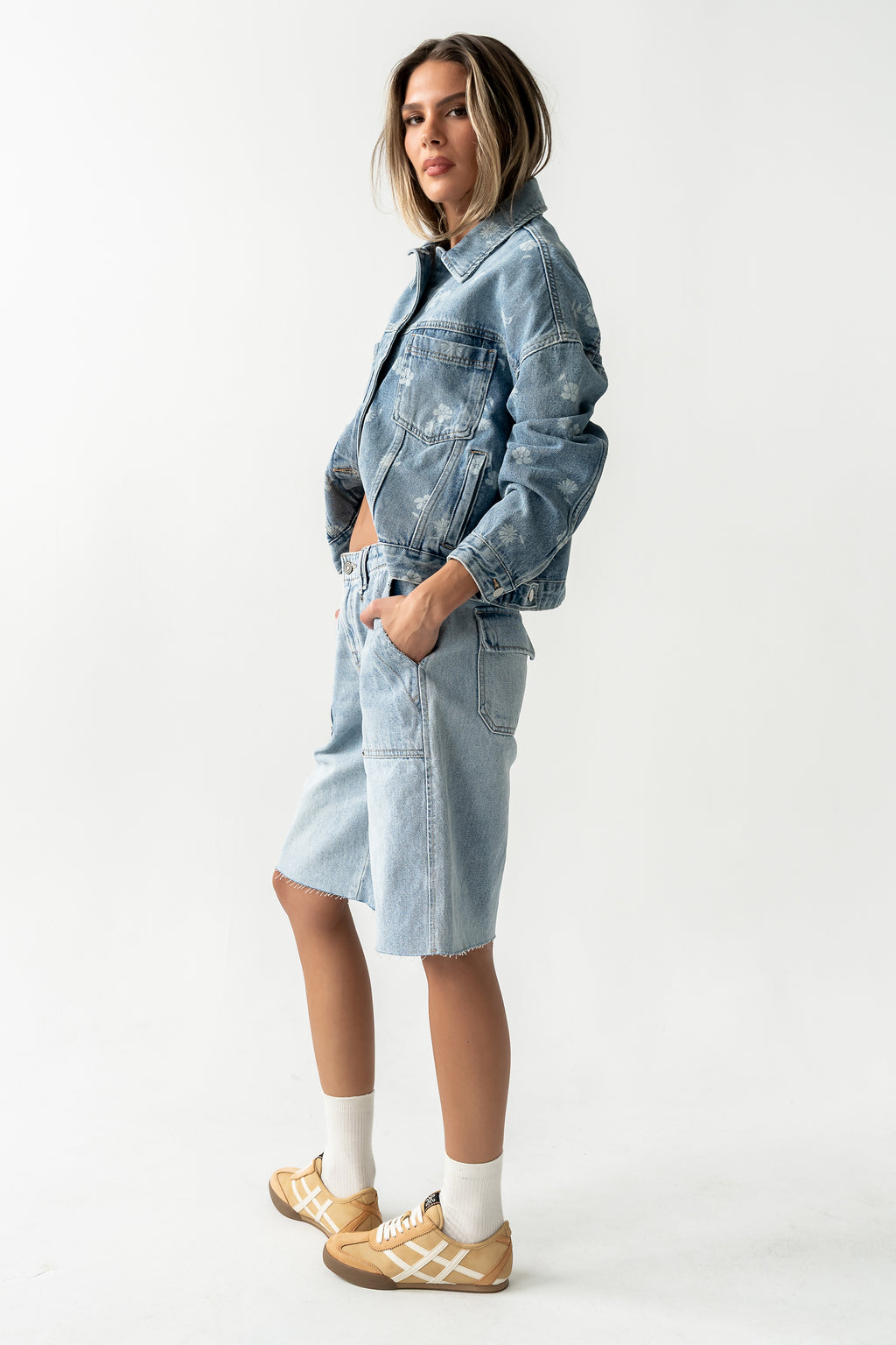 Halle Utility Bermuda Shorts
