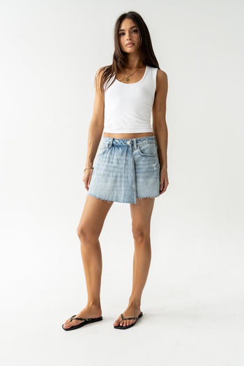 Rosie Denim Mini Skort