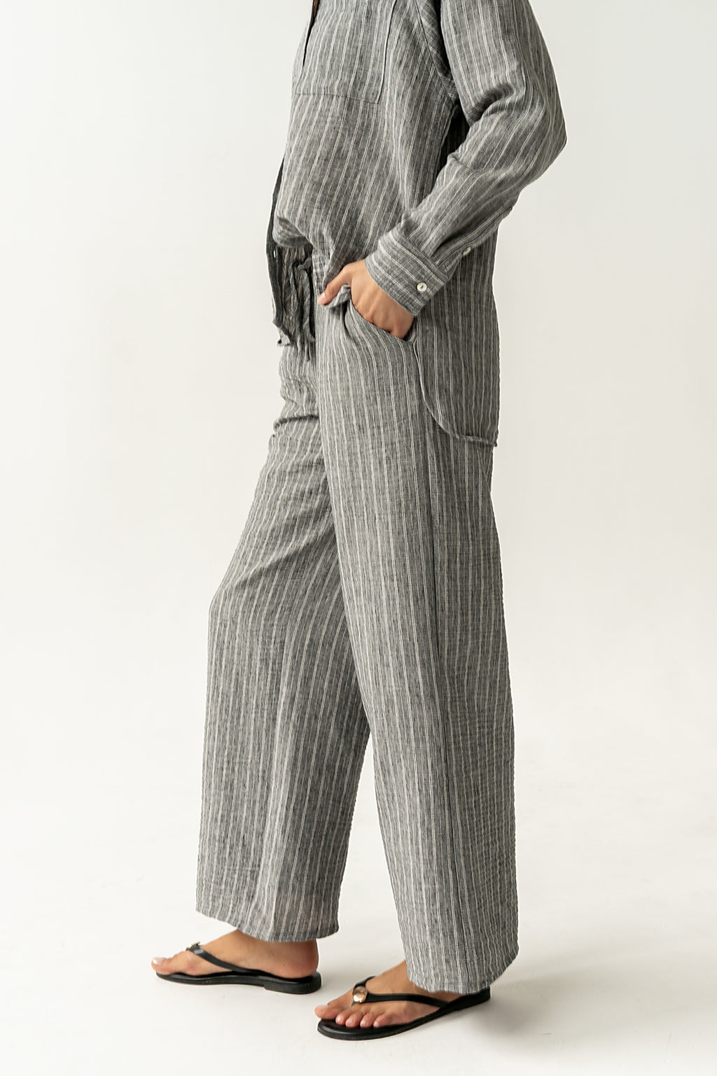 Conner Wide Leg Pants in Black