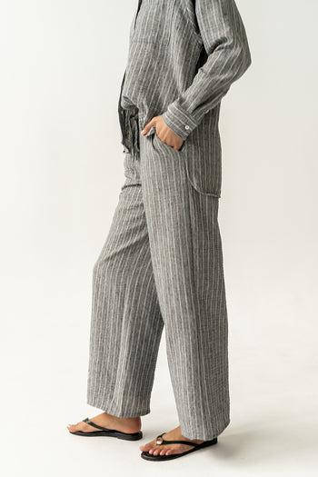 Conner Wide Leg Pants in Black