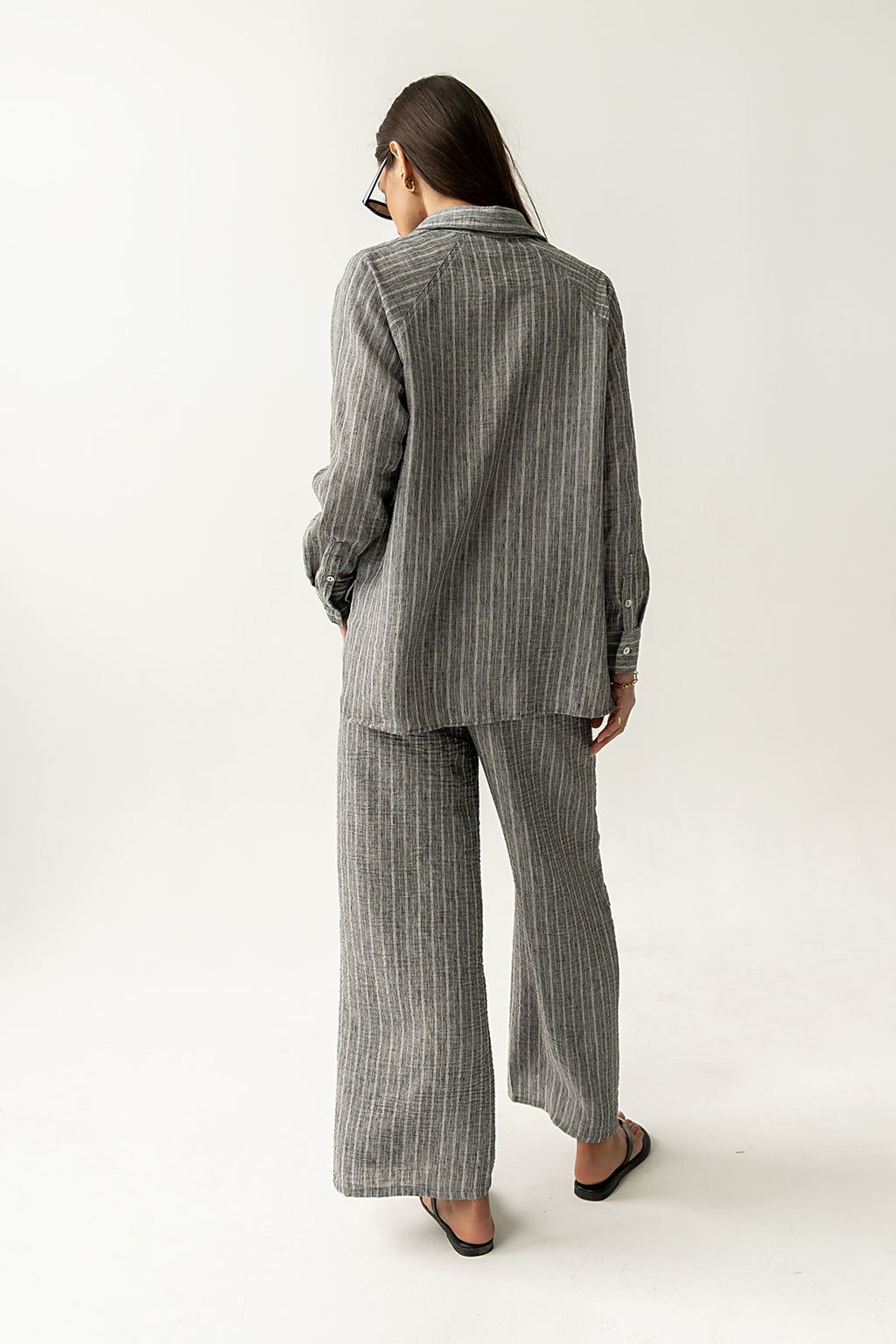 Conner Wide Leg Pants in Black
