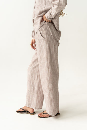 Conner Wide Leg Pants in Mocha