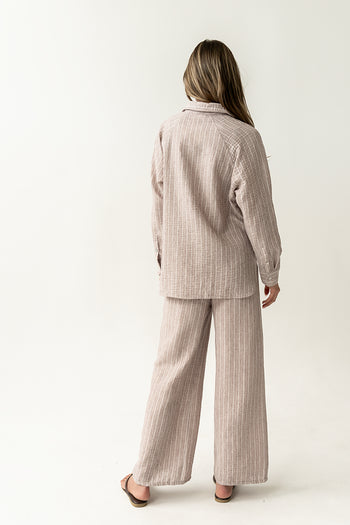 Conner Wide Leg Pants in Mocha