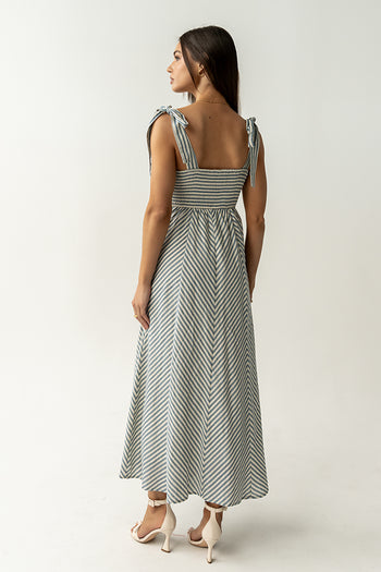 Michelle Striped Maxi Dress