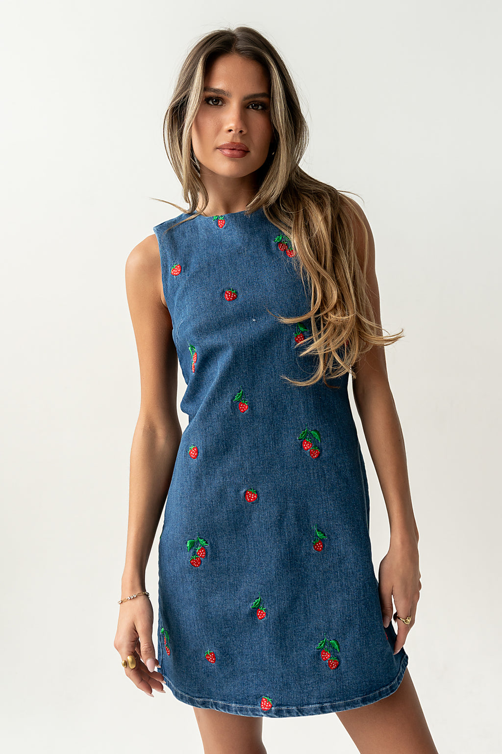 dearly embroidered mini dress Dearly Embroidered Mini Dress | White | Womens