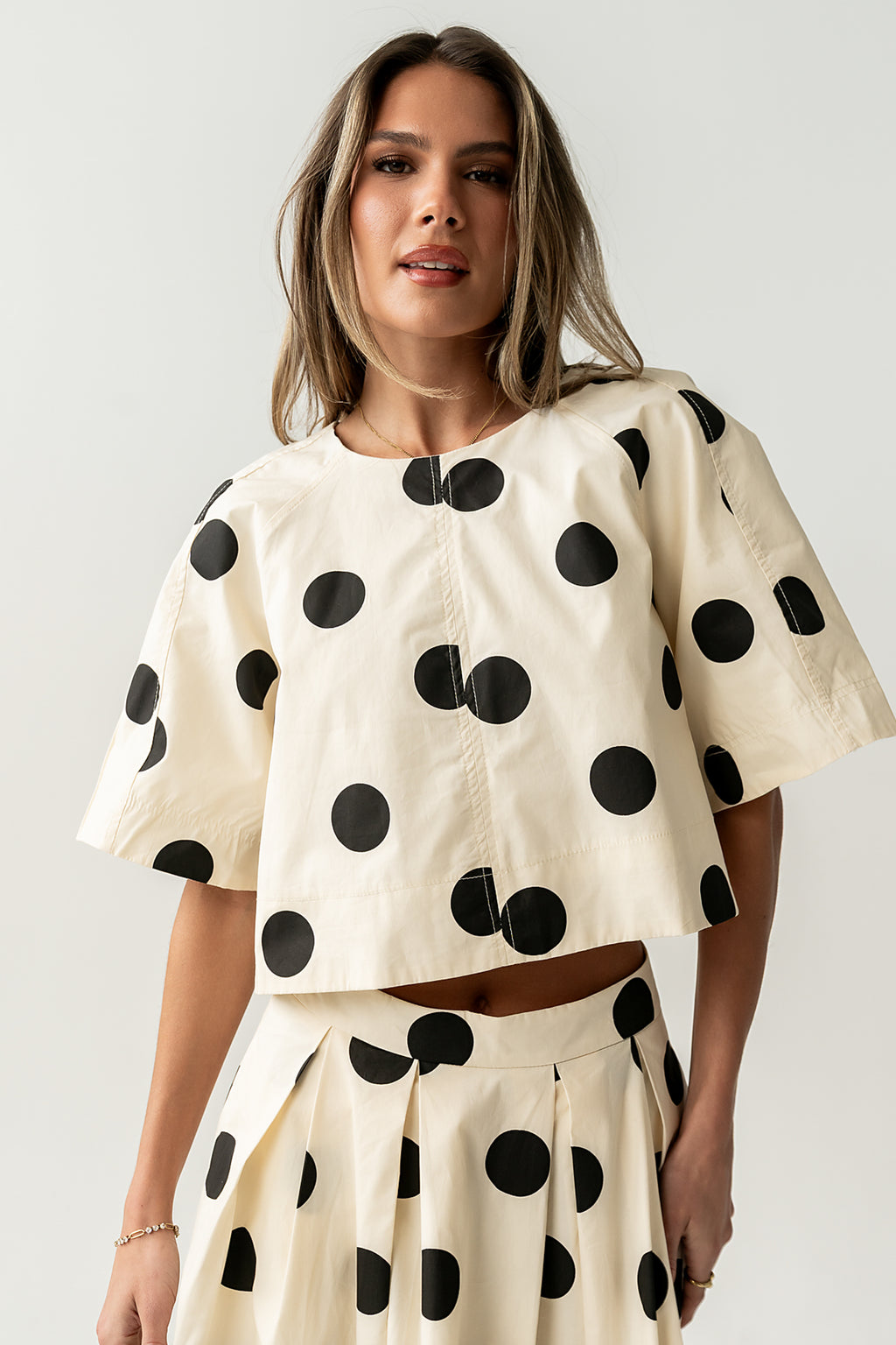 Jacklynn Polka Dot Blouse