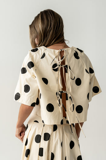Jacklynn Polka Dot Blouse