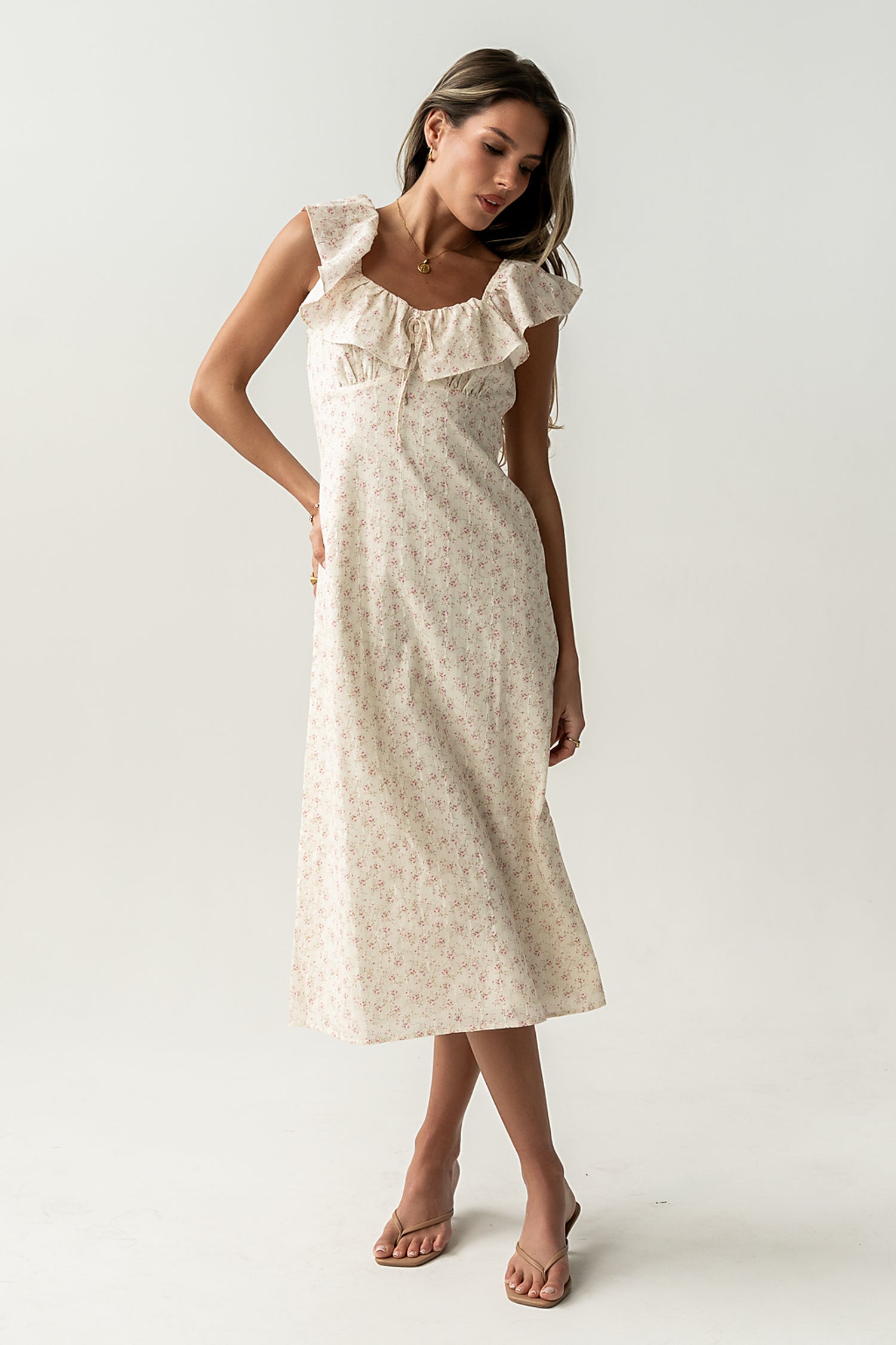 Pink Midi Dresses