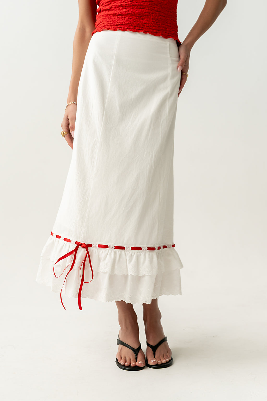 Harlow Embroidered Maxi Skirt