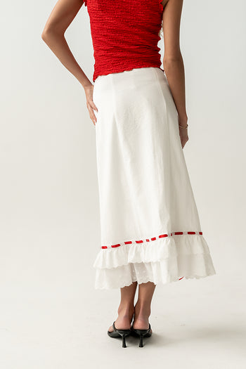Harlow Embroidered Maxi Skirt