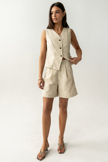 Gigi Pleated Shorts