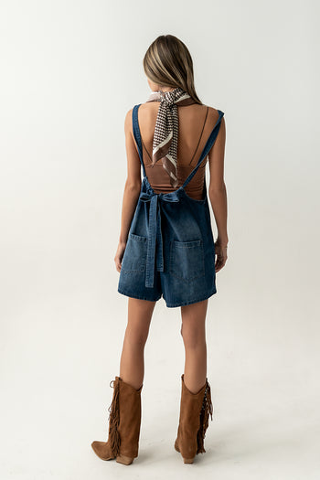 Quincey Denim Shortalls
