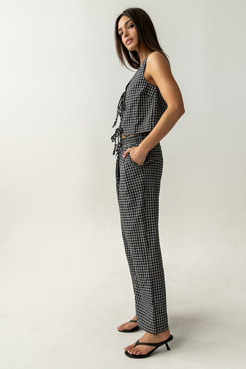 Lea Plaid Vest