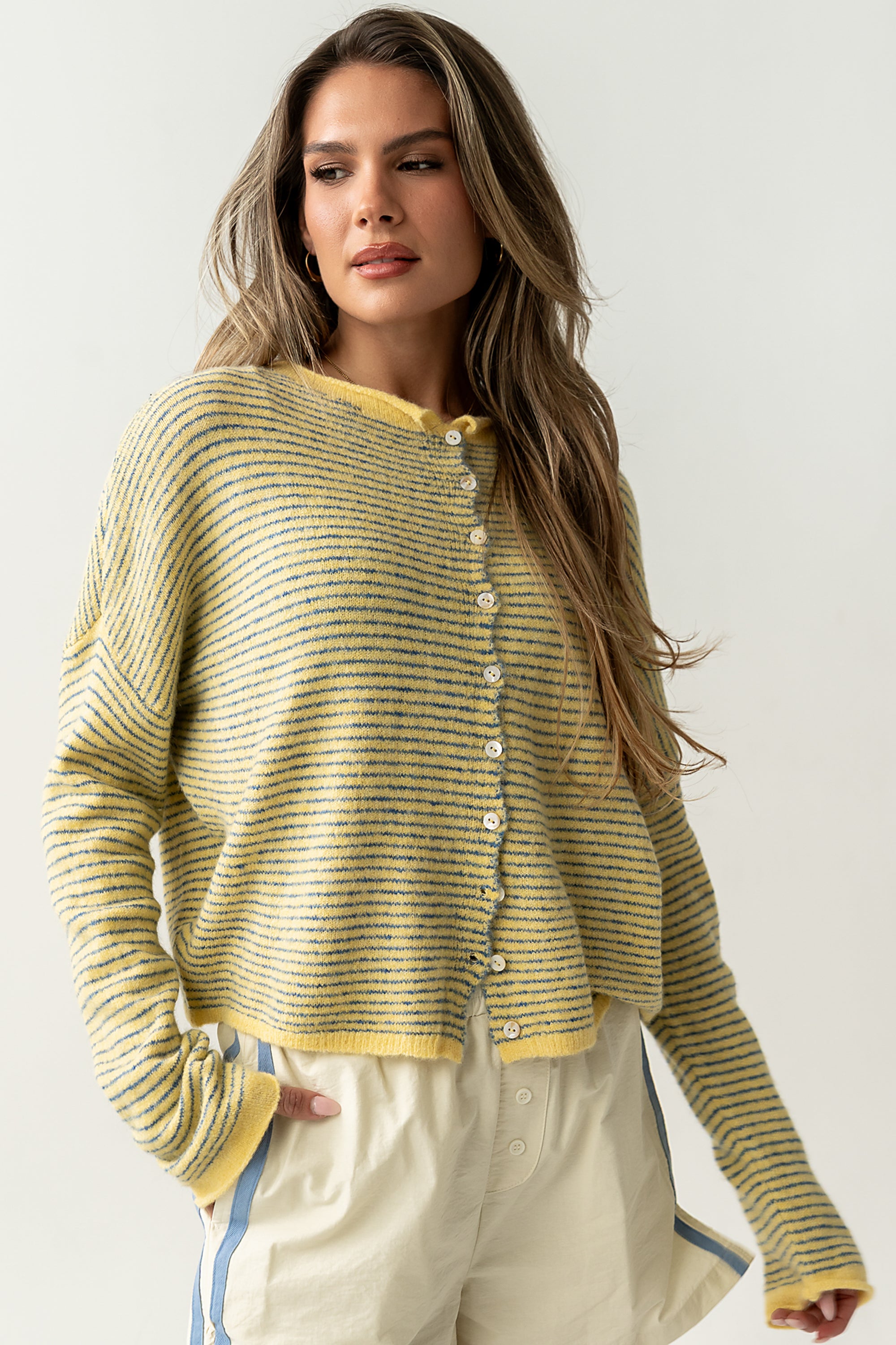 Lizzy Striped Cardigan