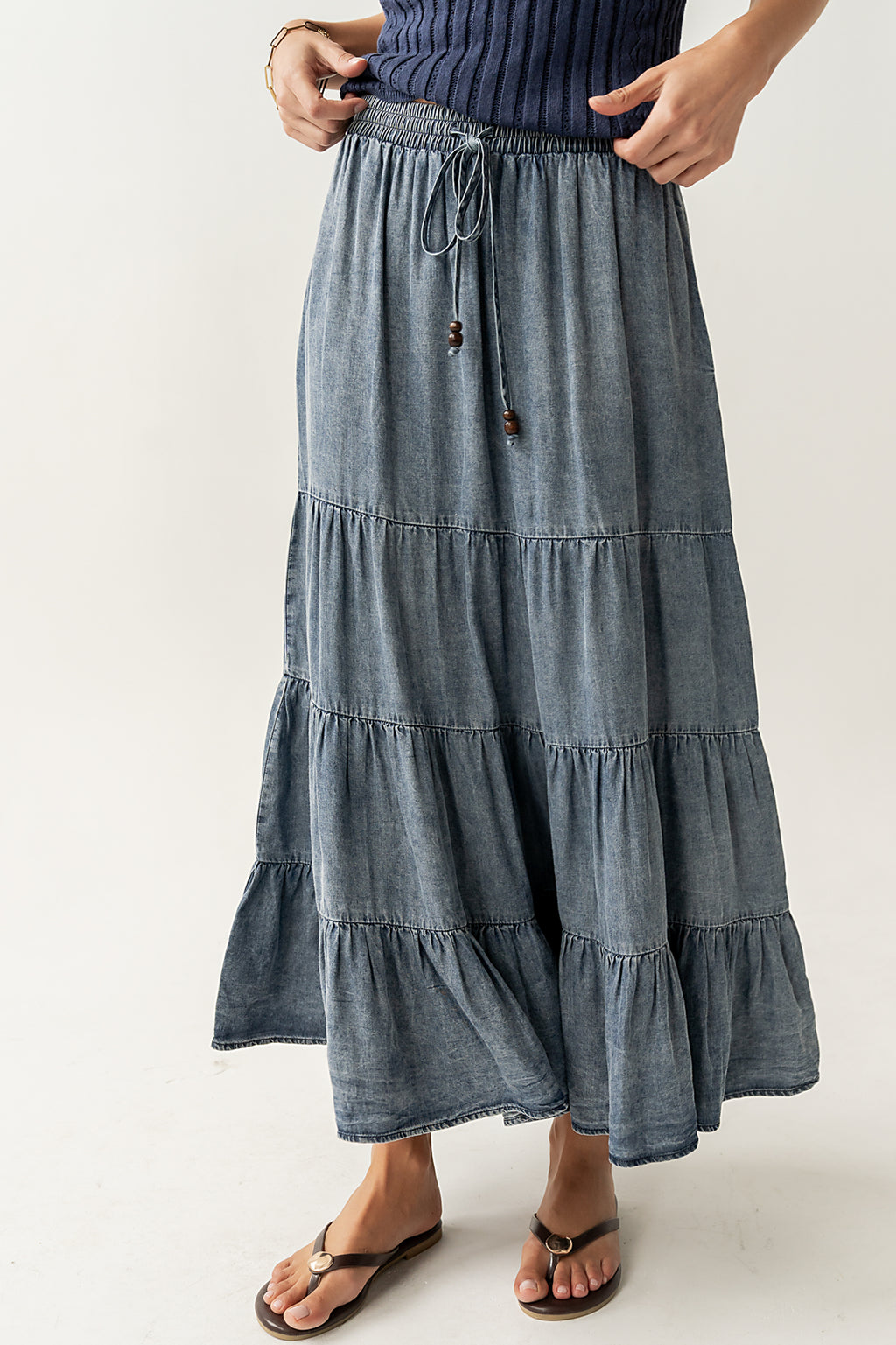 Manoella Tiered Maxi Skirt
