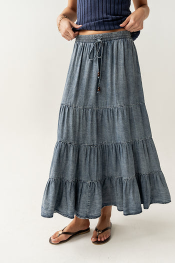 Manoella Tiered Maxi Skirt