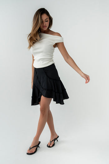 Tammy Polka Dot Mini Skirt