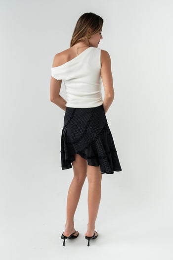 Tammy Polka Dot Mini Skirt