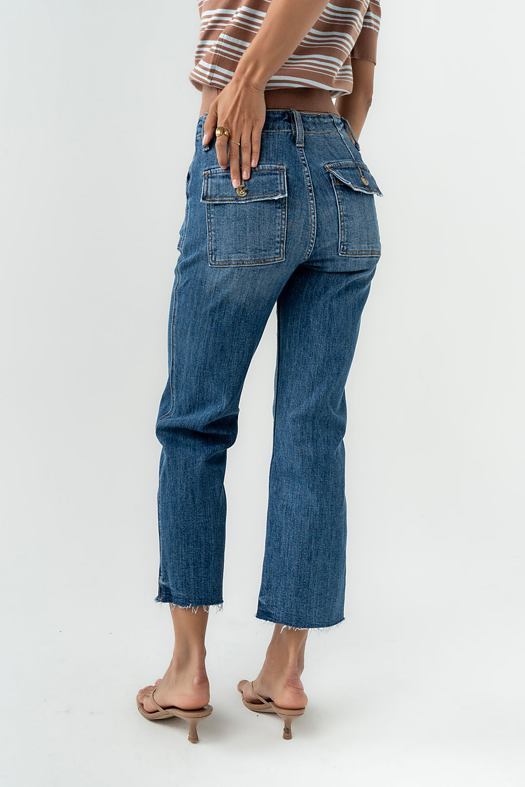 Eileen Cropped Straight Leg Jeans