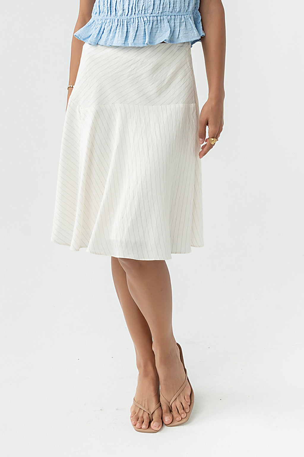 Laury Striped Mini Skirt
