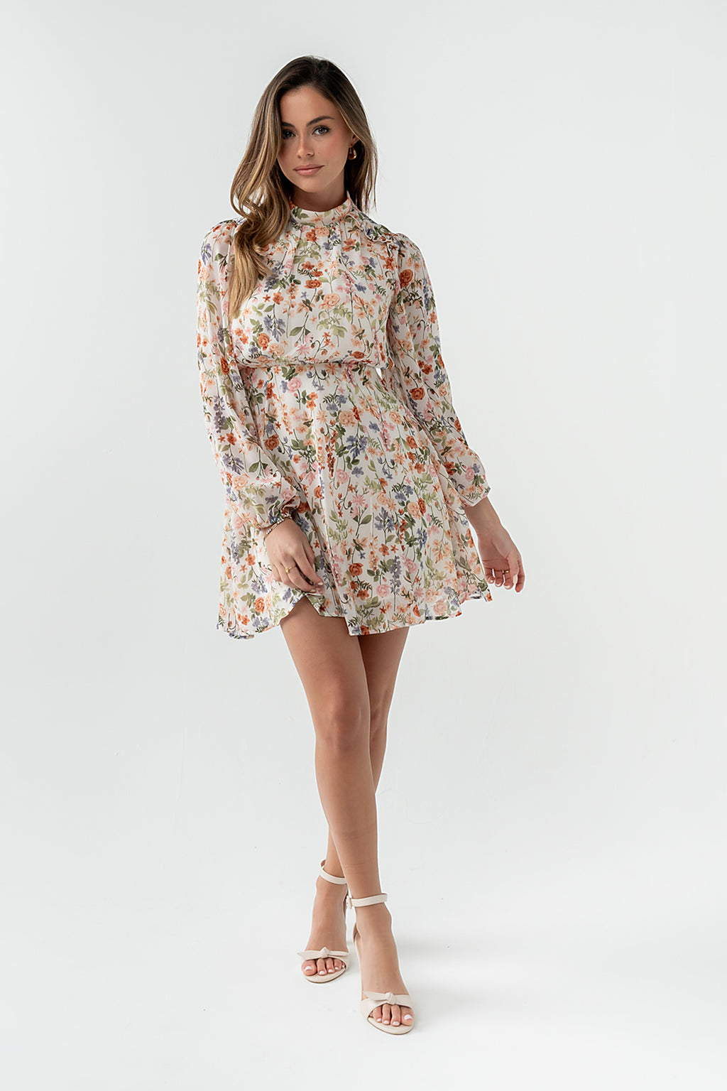 Harlie Chiffon Mini Dress