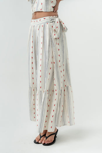 Tylee Floral Midi Skirt