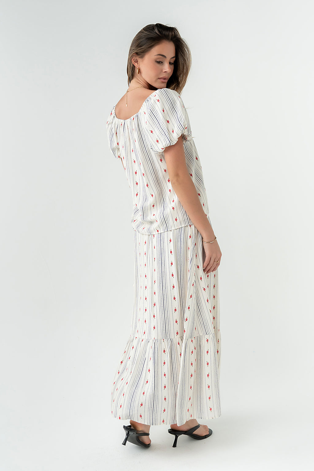 Tylee Floral Midi Skirt