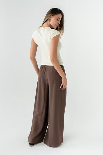 Sadie Textured Top in Cream