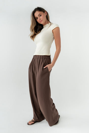 Sadie Textured Top in Cream