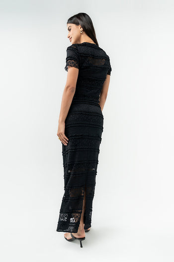 Lexie Lace Blouse in Black