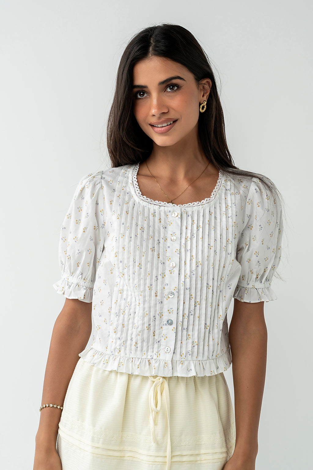 Tracie Floral Blouse in Multi