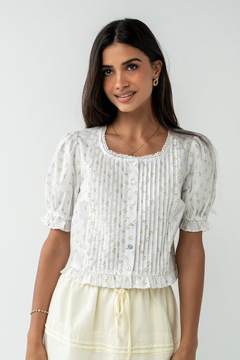 Tracie Floral Blouse in Multi