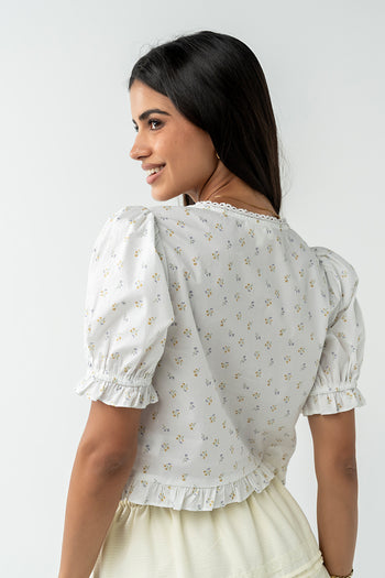 Tracie Floral Blouse in Multi