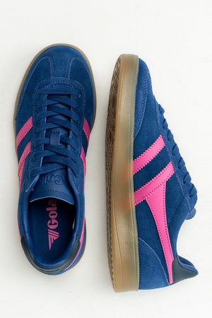 Gola Viper Leather Sneakers in Blue - FINAL SALE