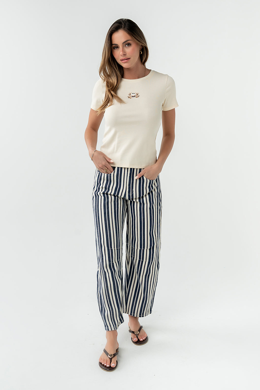 Lisette Barrel Jeans in Multi