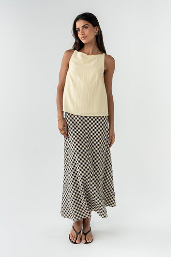 Zola Tank Top in Yellow