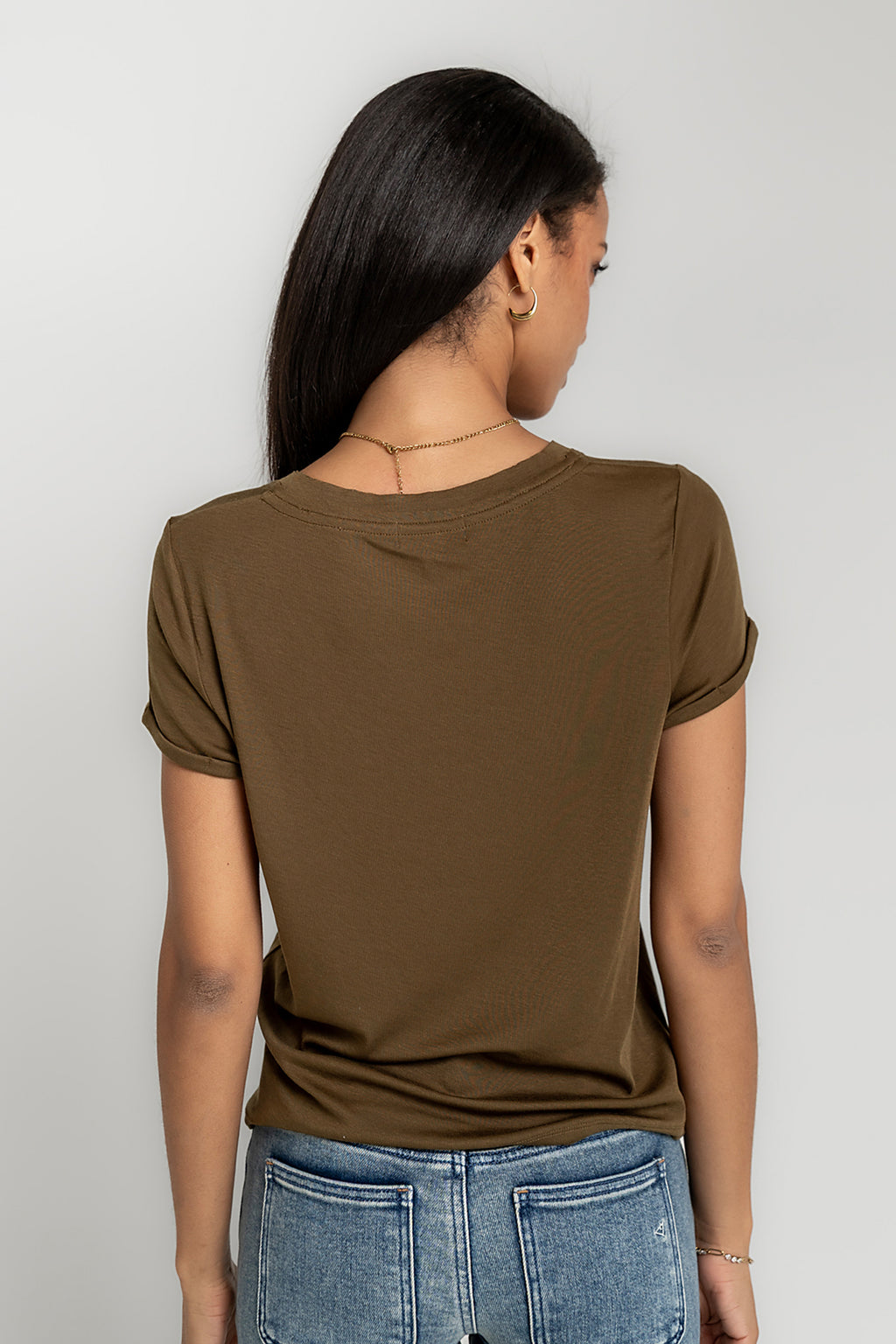 Ollie Top in Olive